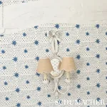 Spot & Star BLUE Schumacher Wallpaper wallpaper - SKU 5011170