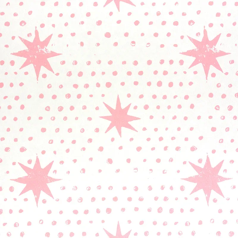 Spot & Star PINK Schumacher Wallpaper wallpaper - SKU 5011172