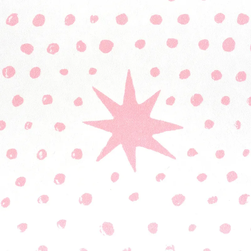 Spot & Star PINK Schumacher Wallpaper wallpaper - SKU 5011172