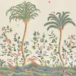 SPOTSWOOD CREWEL 2 PANEL SET - MULTI Schumacher Wallpaper | SPOTSWOOD CREWEL 2 PANEL SET MULTI Schumacher Wallpaper wallpaper - SKU 5017320