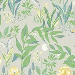 SPRING GARDEN LEAF MULTI Schumacher Wallpaper wallpaper - SKU 7220