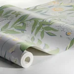 SPRING GARDEN LEAF MULTI Schumacher Wallpaper wallpaper - SKU 7220