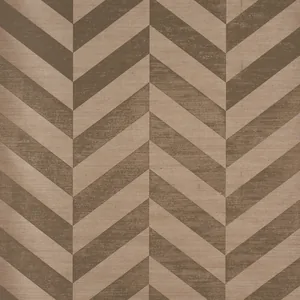 Schumacher STAGGERED CHEVRON SISAL wallpaper