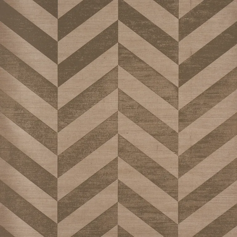 Schumacher STAGGERED CHEVRON SISAL wallpaper