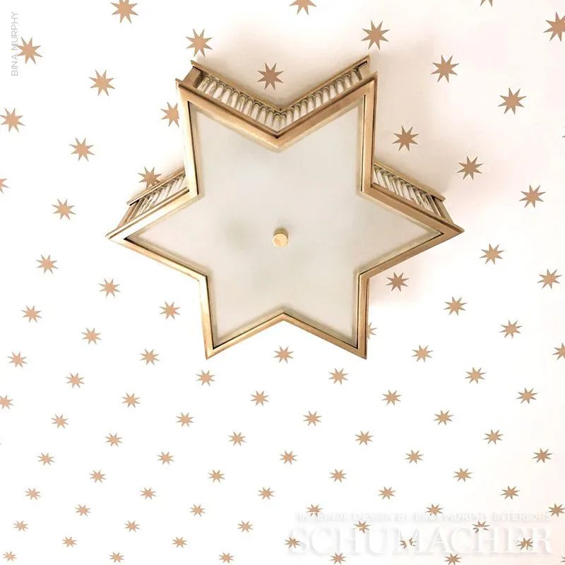 STARGAZE BRONZE Schumacher Wallpaper wallpaper - SKU 5009600