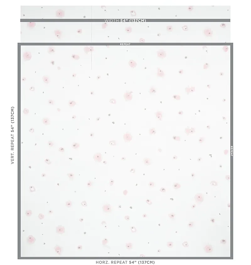 STELLAR BLUSH Schumacher Wallpaper wallpaper - SKU 5012191