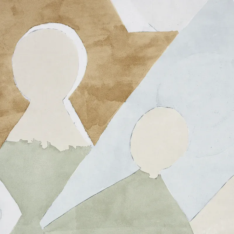 STEPS PANEL SET - SKY & SADDLE Schumacher Wallpaper | Wallpa STEPS PANEL SET SKY & SADDLE Schumacher Wallpaper wallpaper - SKU 5011100