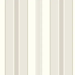 Schumacher STOCKHOLM STRIPE wallpaper, color SAND AND GOLD, SKU 6880