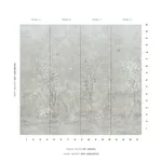 SUBLIME 4 PANEL SET GRISAILLE Schumacher Wallpaper wallpaper - SKU 5017130
