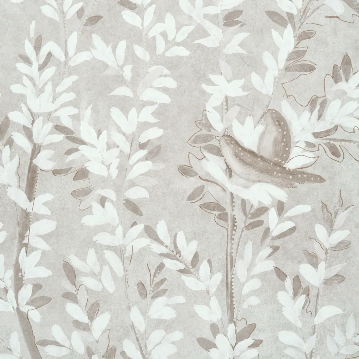 SUBLIME 4 PANEL SET GRISAILLE Schumacher Wallpaper wallpaper - SKU 5017130