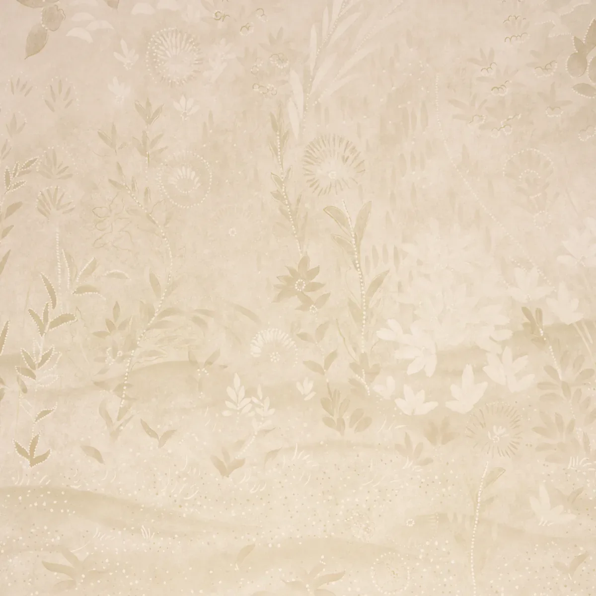 SUBLIME 4 PANEL SET PARCHMENT Schumacher Wallpaper wallpaper - SKU 5017131