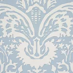 SUFFOLK DAMASK - BLUE Schumacher Wallpaper | Wallpaper Twins SUFFOLK DAMASK BLUE Schumacher Wallpaper wallpaper - SKU 5017721