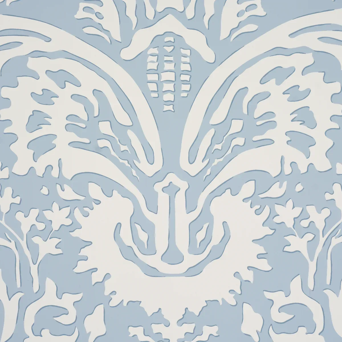 SUFFOLK DAMASK - BLUE Schumacher Wallpaper | Wallpaper Twins SUFFOLK DAMASK BLUE Schumacher Wallpaper wallpaper - SKU 5017721