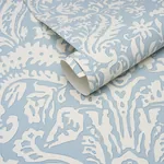 SUFFOLK DAMASK - BLUE Schumacher Wallpaper | Wallpaper Twins SUFFOLK DAMASK BLUE Schumacher Wallpaper wallpaper - SKU 5017721