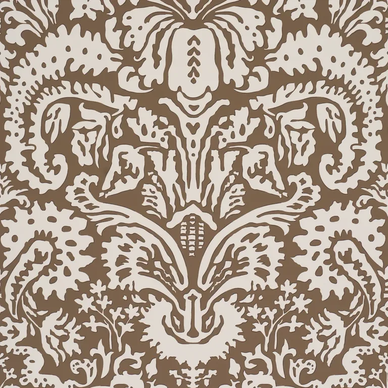Schumacher SUFFOLK DAMASK wallpaper