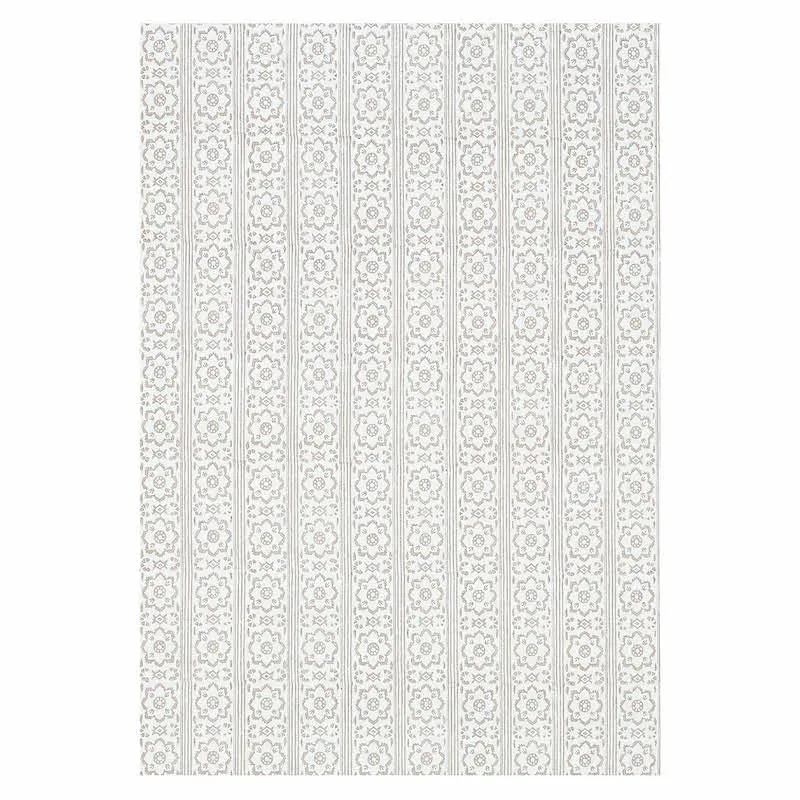 SUNDA HAND BLOCKED PRINT GREY Schumacher Wallpaper wallpaper - SKU 5011221