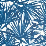 SUNLIT PALM - BLUE Schumacher Wallpaper | Wallpaper Twins SUNLIT PALM BLUE Schumacher Wallpaper wallpaper - SKU 5010562