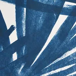 SUNLIT PALM - BLUE Schumacher Wallpaper | Wallpaper Twins SUNLIT PALM BLUE Schumacher Wallpaper wallpaper - SKU 5010562