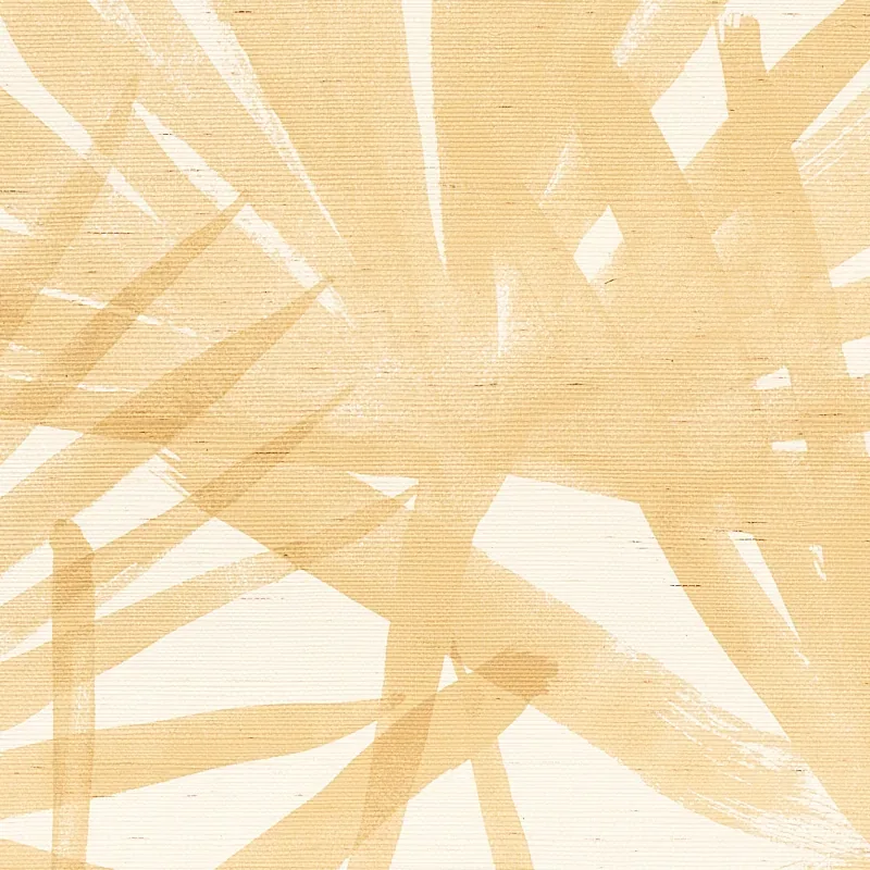 SUNLIT PALM SISAL WHEAT Schumacher Wallpaper wallpaper - SKU 5012041