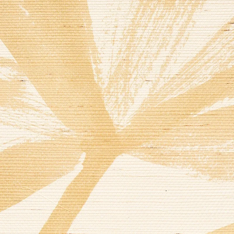 SUNLIT PALM SISAL WHEAT Schumacher Wallpaper wallpaper - SKU 5012041