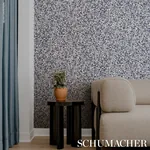 SUPERBLOOM DEEP BLUE Schumacher Wallpaper wallpaper - SKU 5014201