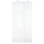 SWEDISH MANOR PANEL A - WHITE Schumacher Wallpaper | Wallpap SWEDISH MANOR PANEL A WHITE Schumacher Wallpaper wallpaper - SKU 5015170