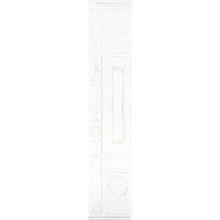 Schumacher SWEDISH MANOR PANEL B wallpaper, color WHITE, SKU 5015171