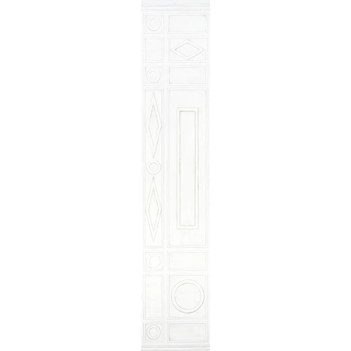 SWEDISH MANOR PANEL B WHITE Schumacher Wallpaper wallpaper - SKU 5015171