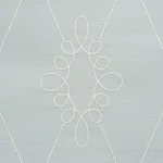SYLVIE EMBROIDERED SISAL WATER BLUE Schumacher Wallpaper wallpaper - SKU 5009271