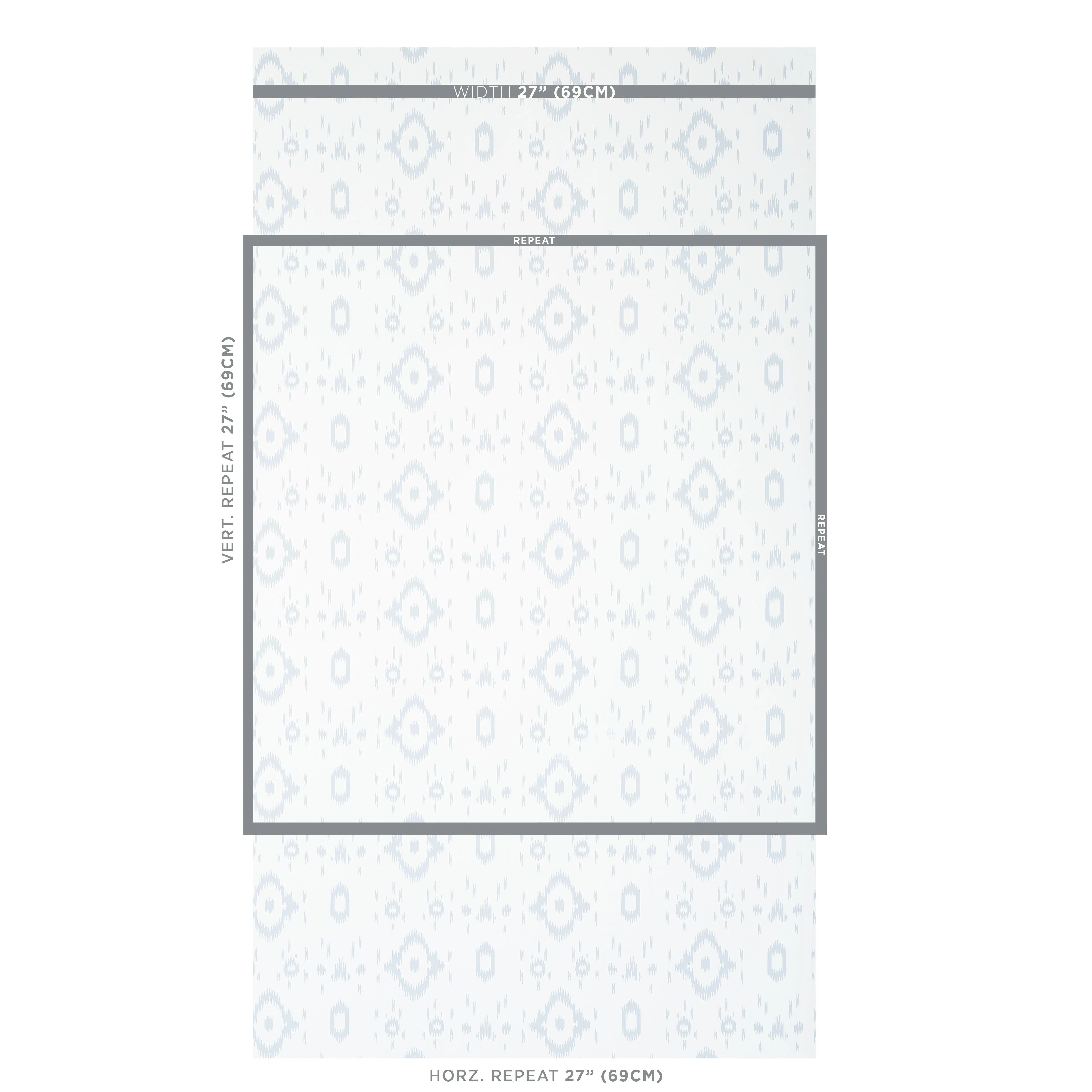 TABITHA ORPINGTON BLUE Schumacher Wallpaper wallpaper - SKU 5012200