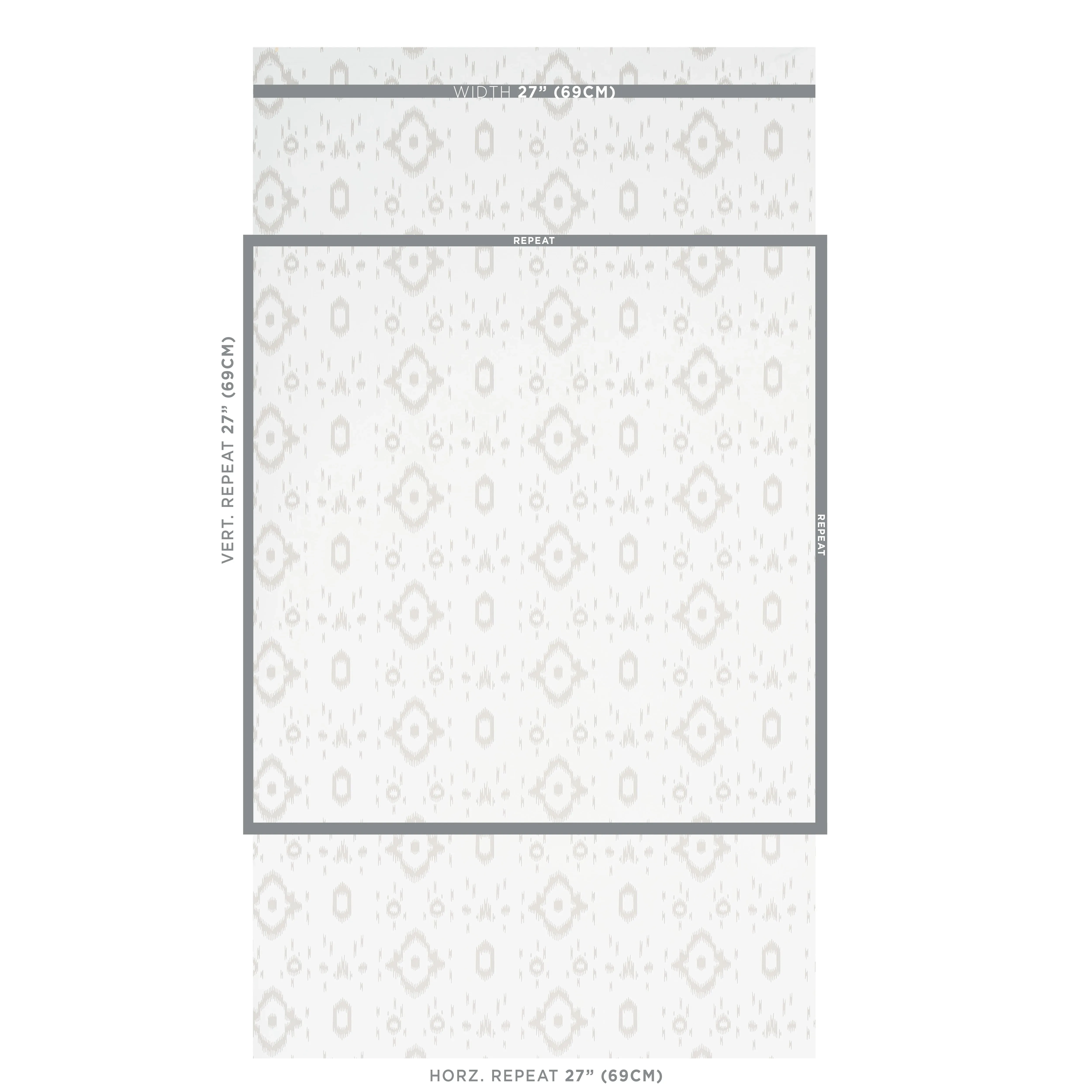 TABITHA SOFT GREY Schumacher Wallpaper wallpaper - SKU 5012202