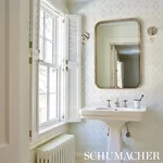 TABITHA - SOFT GREY Schumacher Wallpaper | Wallpaper Twins TABITHA SOFT GREY Schumacher Wallpaper wallpaper - SKU 5012202