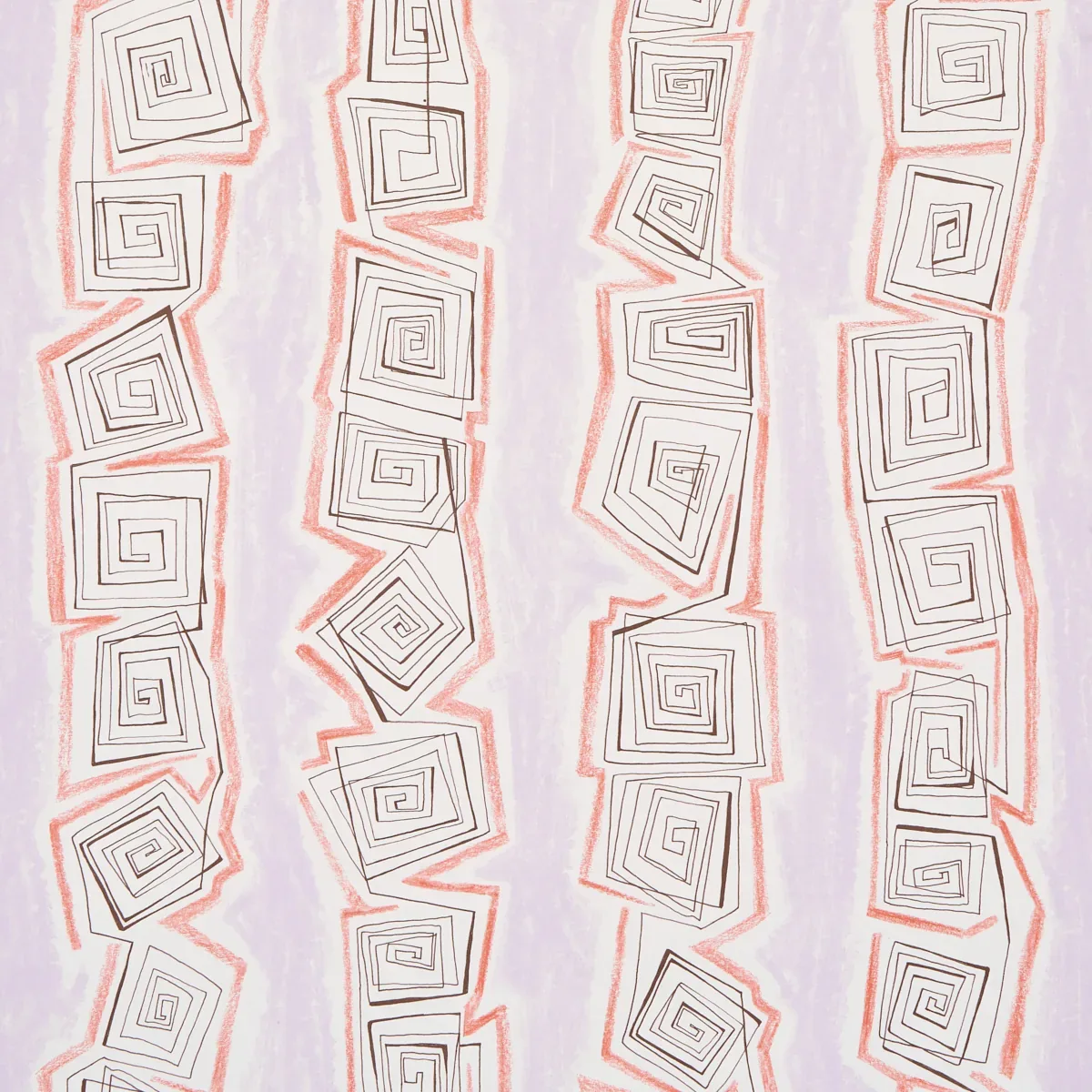 TABOO WARM LILAC Schumacher Wallpaper wallpaper - SKU 5014212