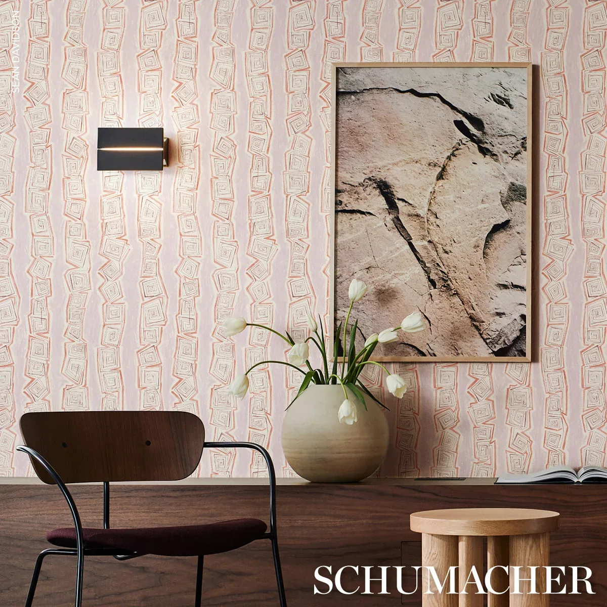 TABOO - WARM LILAC Schumacher Wallpaper | Wallpaper Twins TABOO WARM LILAC Schumacher Wallpaper wallpaper - SKU 5014212