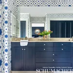 Taj Trellis - JAIPUR BLUE Schumacher Wallpaper | Wallpaper T Taj Trellis JAIPUR BLUE Schumacher Wallpaper wallpaper - SKU 5006620