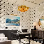 Taj Trellis - NOIR Schumacher Wallpaper | Wallpaper Twins Taj Trellis NOIR Schumacher Wallpaper wallpaper - SKU 5006623