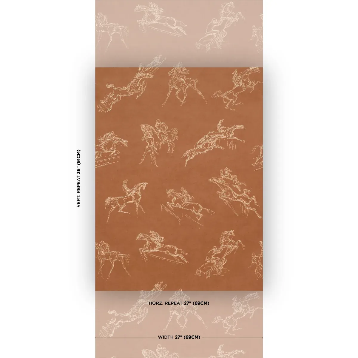 TANBARK - EARTHY BROWN Schumacher Wallpaper | Wallpaper Twin TANBARK EARTHY BROWN Schumacher Wallpaper wallpaper - SKU 5017390