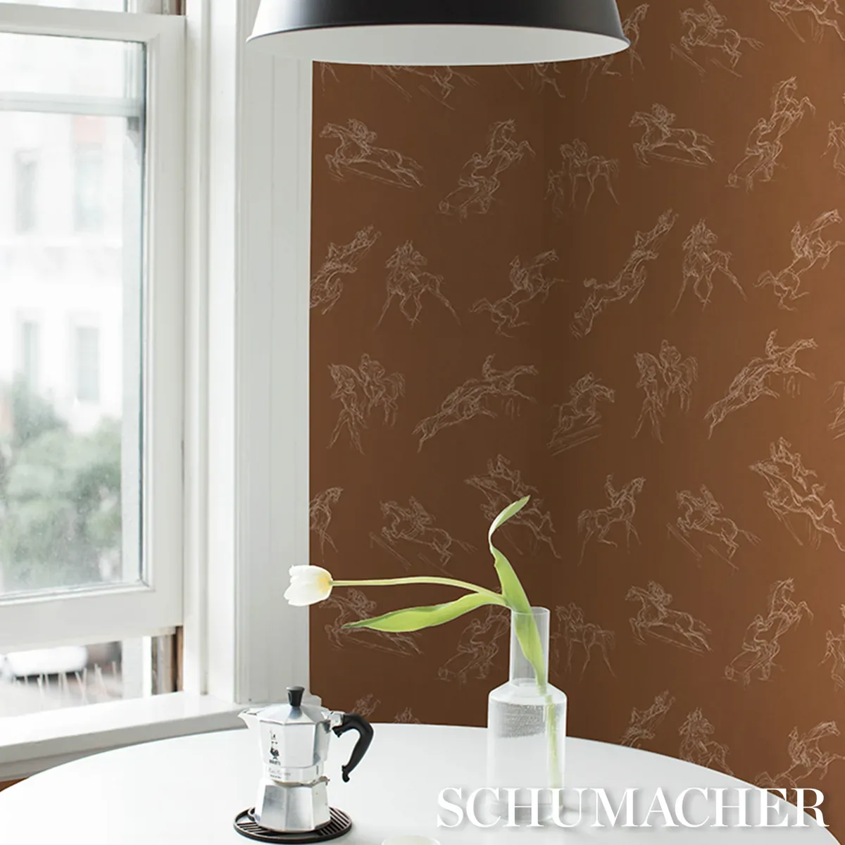 TANBARK - EARTHY BROWN Schumacher Wallpaper | Wallpaper Twin TANBARK EARTHY BROWN Schumacher Wallpaper wallpaper - SKU 5017390