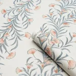 TASMANIAN MIMOSA - PINK & GREY Schumacher Wallpaper | Wallpa TASMANIAN MIMOSA PINK & GREY Schumacher Wallpaper wallpaper - SKU 5015360