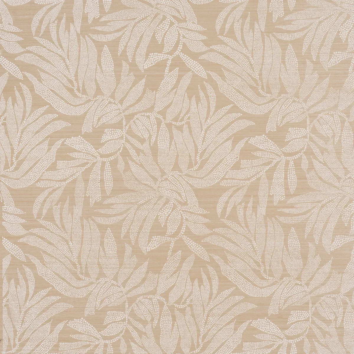TAYRONA PALM MOSAIC SISAL PLAYA DORADA SAND Schumacher Wallpaper wallpaper - SKU 5016950