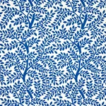 TEMPLE GARDEN II - BLUE Schumacher Wallpaper | Wallpaper Twi TEMPLE GARDEN II BLUE Schumacher Wallpaper wallpaper - SKU 5011962