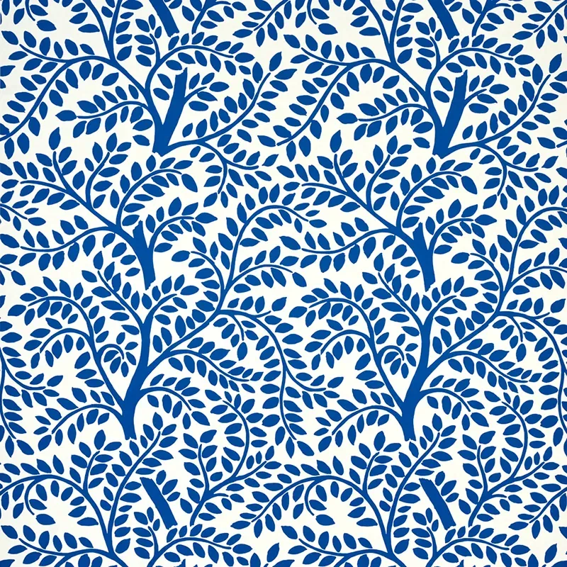TEMPLE GARDEN II BLUE Schumacher Wallpaper wallpaper - SKU 5011962