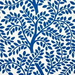 TEMPLE GARDEN II - BLUE Schumacher Wallpaper | Wallpaper Twi TEMPLE GARDEN II BLUE Schumacher Wallpaper wallpaper - SKU 5011962