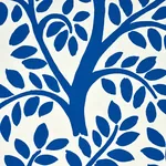 TEMPLE GARDEN II - BLUE Schumacher Wallpaper | Wallpaper Twi TEMPLE GARDEN II BLUE Schumacher Wallpaper wallpaper - SKU 5011962