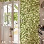 TEMPLE GARDEN II GREEN Schumacher Wallpaper wallpaper - SKU 5011960