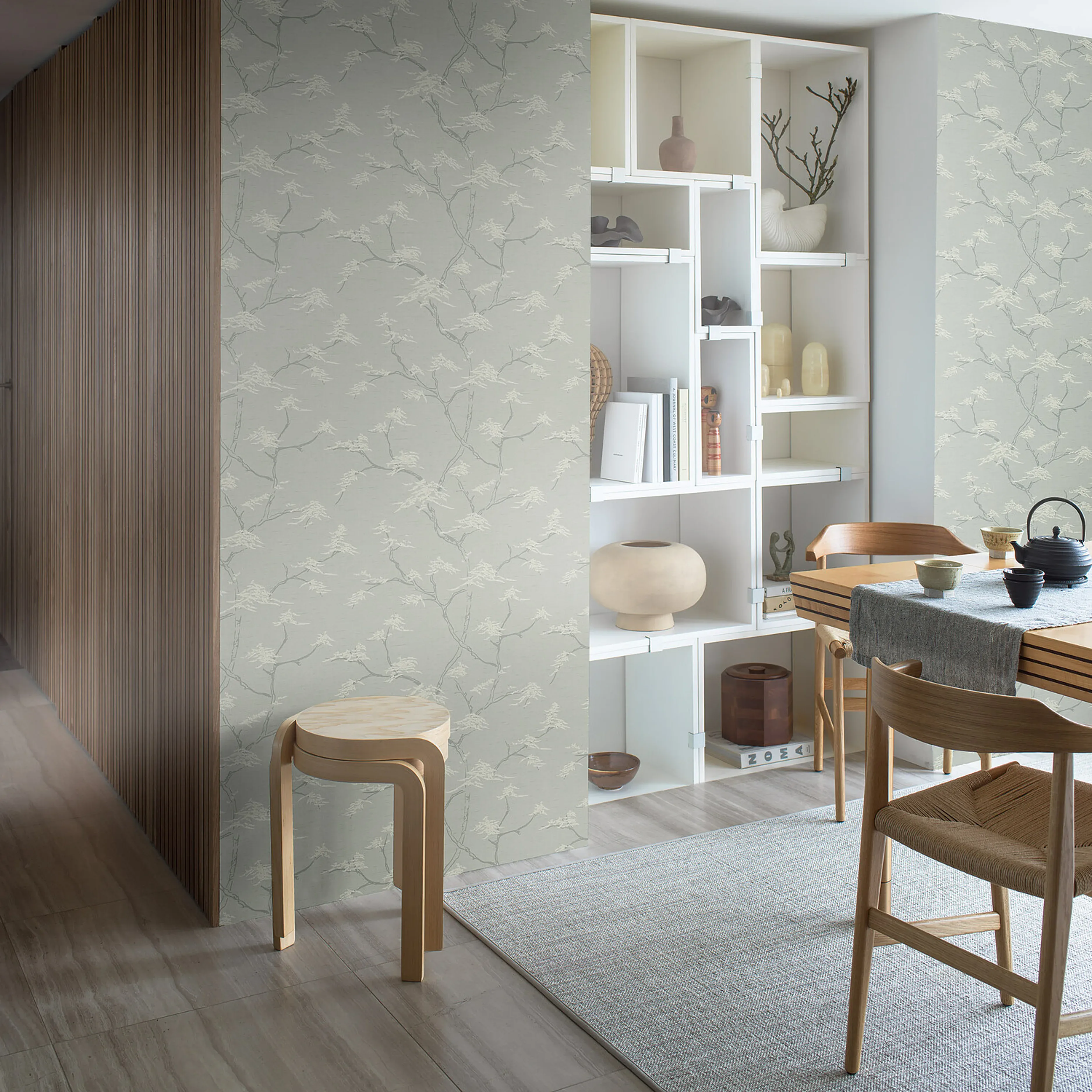 TEMPLE TREE MINERAL Schumacher Wallpaper wallpaper - SKU 3103