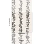TENDRIL STRIPE - BLACK & CREAM Schumacher Wallpaper | Wallpa TENDRIL STRIPE BLACK & CREAM Schumacher Wallpaper wallpaper - SKU 5015490