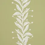 TENDRIL STRIPE - OLIVE Schumacher Wallpaper | Wallpaper Twin TENDRIL STRIPE OLIVE Schumacher Wallpaper wallpaper - SKU 5015492