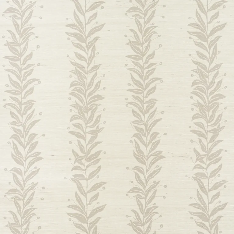 Schumacher TENDRIL STRIPE SISAL wallpaper