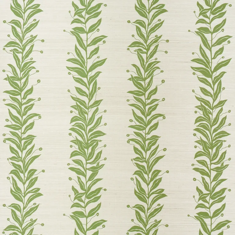 Schumacher TENDRIL STRIPE SISAL wallpaper
